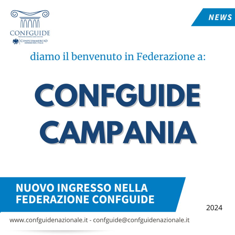 Diamo il benvenuto in Federazione a ConfGuide Campania !