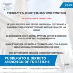 Pubblicato Decreto Guide turistiche, in vigore dal 13/7/2024
