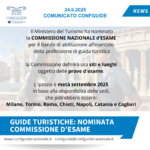Nominata la Commissione di esperti per l’esame di Guida turistica